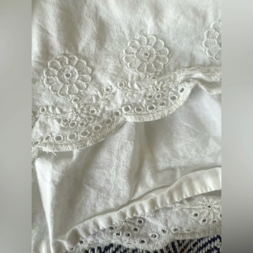 Baby GAP Toddler Dress with Bloomers | Blue & White Eyelet | 2T